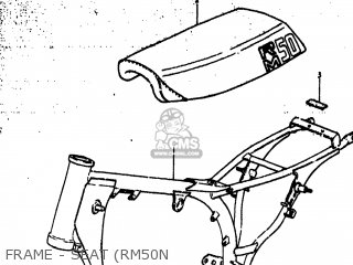 FRAME - SEAT (RM50N - RM50 1979 (N) USA (E03)