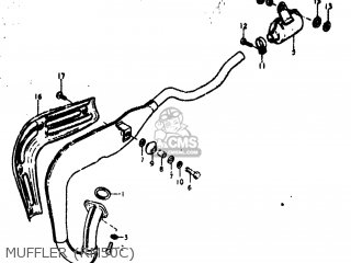 MUFFLER (RM50C) - RM50 1979 (N) USA (E03)