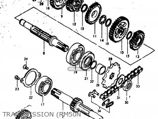 TRANSMISSION (RM50N - RM50 1979 (N) USA (E03)