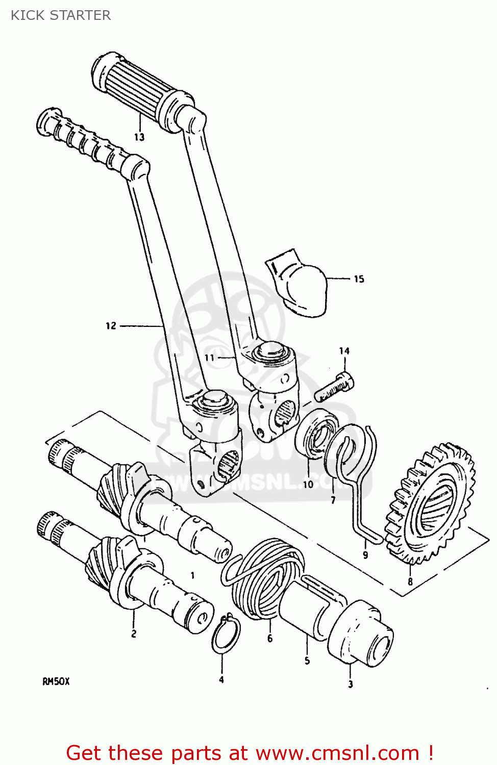 KICK STARTER RM50 1979 (N)