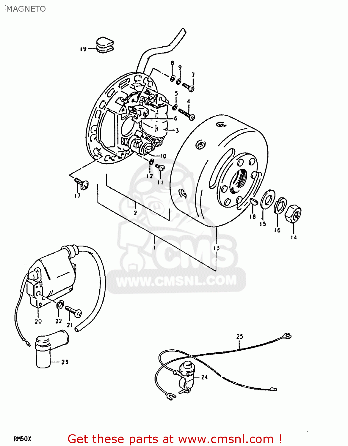 MAGNETO RM50 1979 (N)