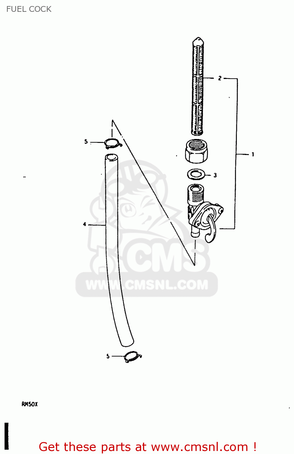 FUEL COCK RM50 1979 (N)