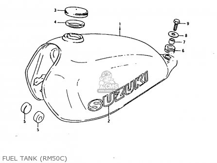 FUEL TANK (RM50C) - RM50 1979 (N)