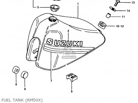 FUEL TANK (RM50X) - RM50 1979 (N)
