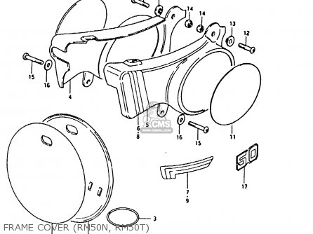 FRAME COVER (RM50N, RM50T) - RM50 1979 (N)