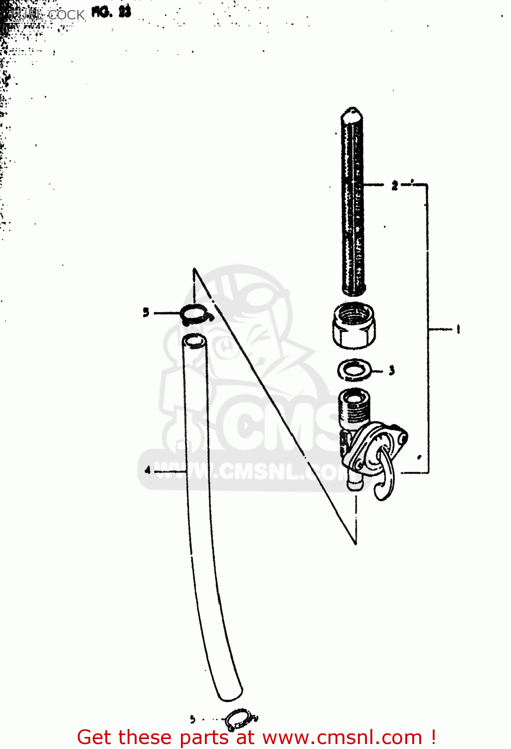 FUEL COCK RM50 1980 (T) USA (E03)