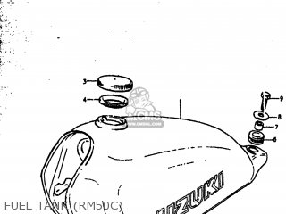 FUEL TANK (RM50C) - RM50 1980 (T) USA (E03)