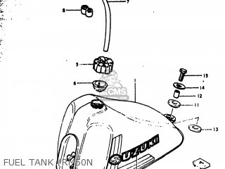 FUEL TANK (RM50N - RM50 1980 (T) USA (E03)