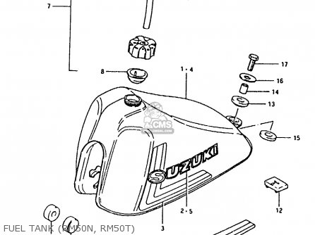 FUEL TANK (RM50N, RM50T) - RM50 1980 (T)