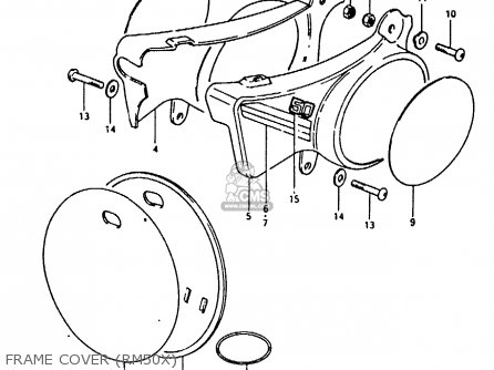 FRAME COVER (RM50X) - RM50 1980 (T)