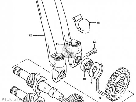 KICK STARTER - RM50 1981 (X)