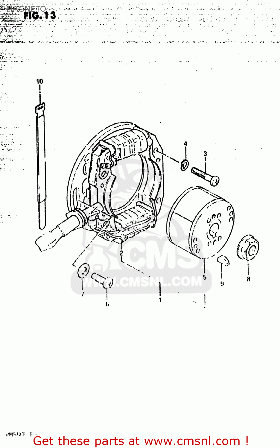 MAGNETO RM500 1983 (D) USA (E03)