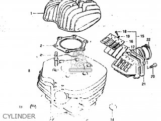 CYLINDER - RM500 1983 (D) USA (E03)
