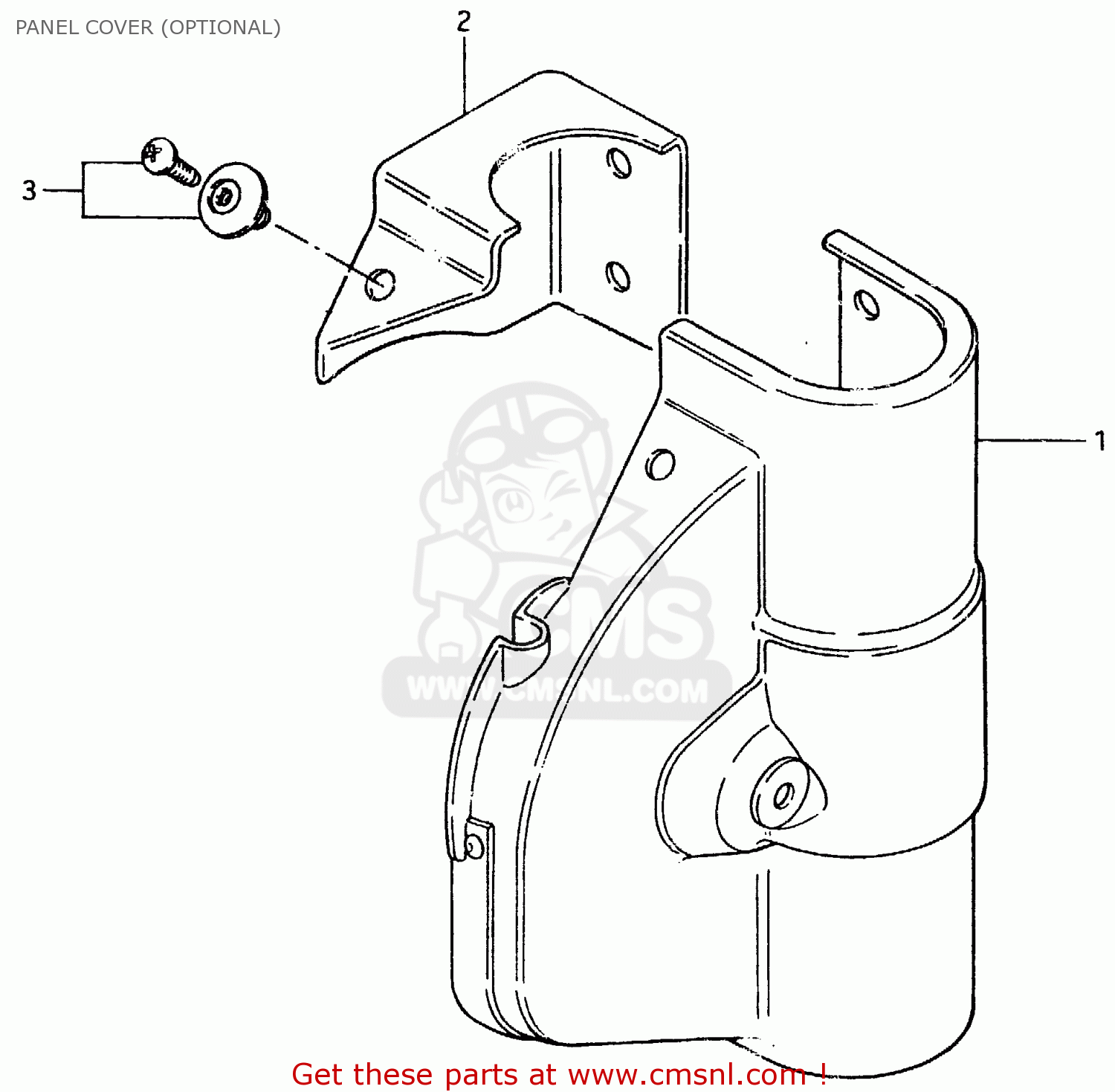 PANEL COVER (OPTIONAL) RM500 1983 (D)