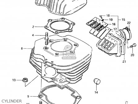 CYLINDER - RM500 1983 (D)