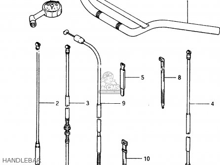 HANDLEBAR - RM500 1983 (D)