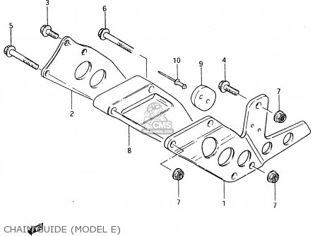 CHAIN GUIDE (MODEL E) - RM500 1983 (D)