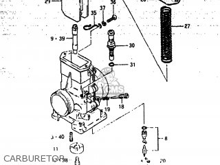 CARBURETOR - RM500 1984 (E) USA (E03)