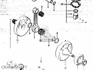CRANKSHAFT - RM500 1984 (E) USA (E03)
