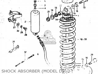 SHOCK ABSORBER (MODEL D) - RM500 1984 (E) USA (E03)