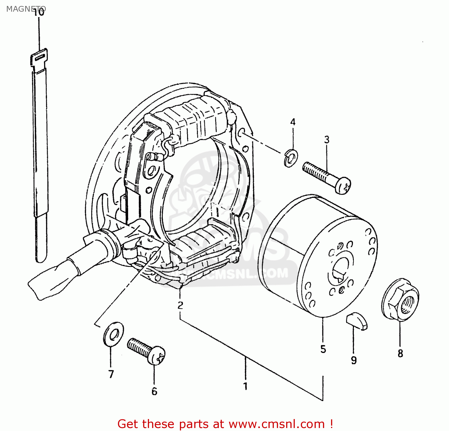 MAGNETO RM500 1984 (E)