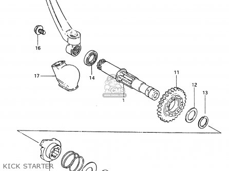 KICK STARTER - RM500 1984 (E)