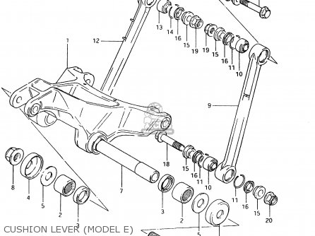 CUSHION LEVER (MODEL E) - RM500 1984 (E)