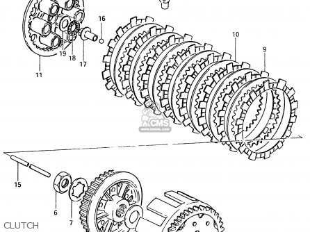 CLUTCH - RM500 1984 (E)