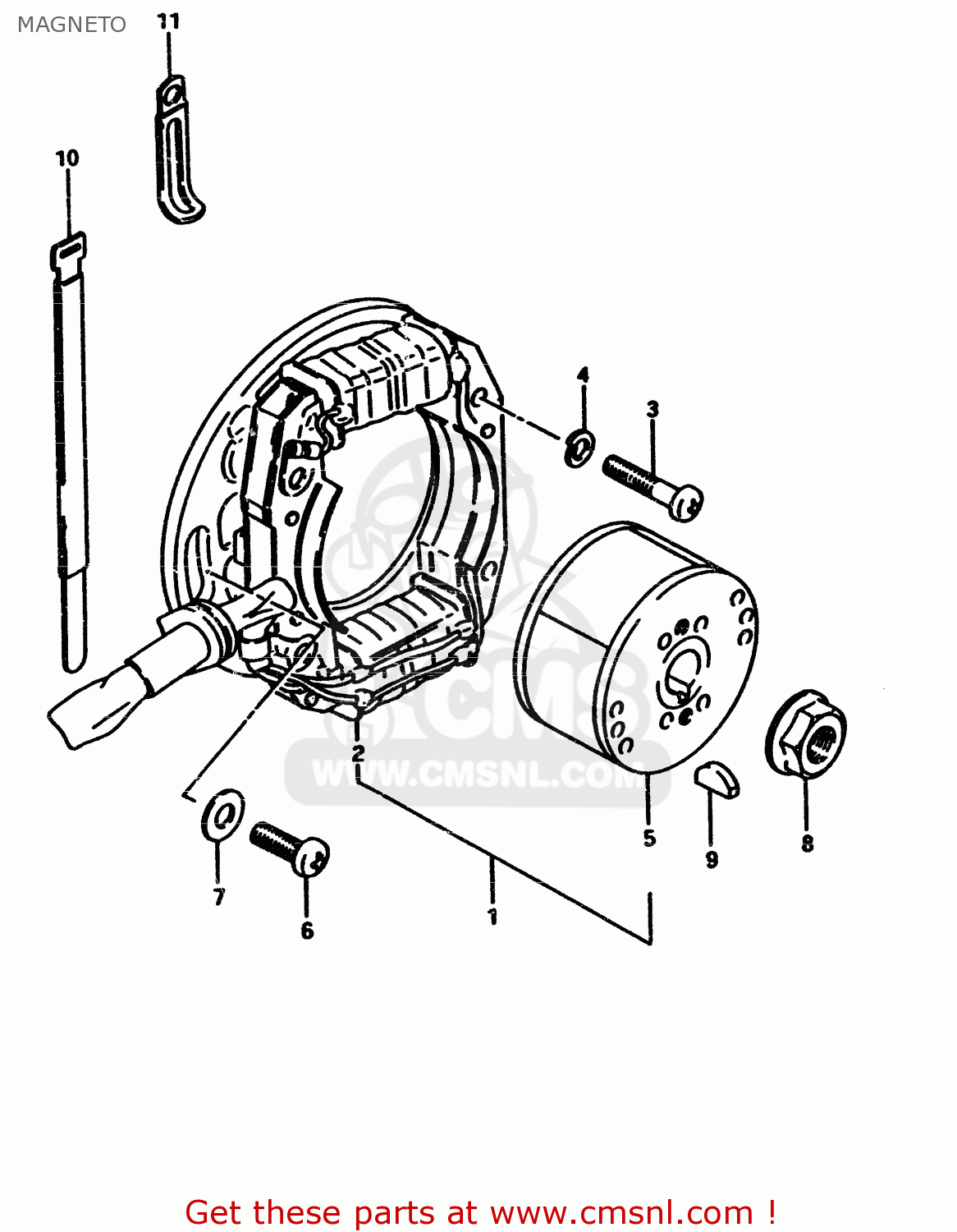 MAGNETO RM500 1985 (F)