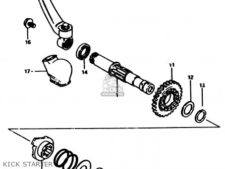 KICK STARTER - RM500 1985 (F)