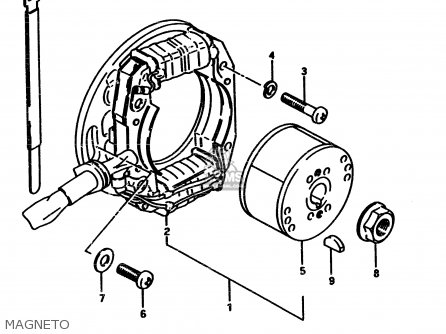 MAGNETO - RM500 1985 (F)
