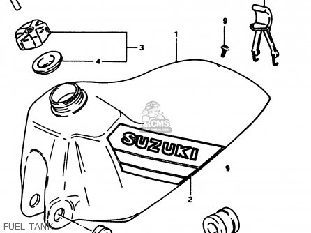 FUEL TANK - RM500 1985 (F)