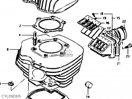 CYLINDER - RM500 1985 (F)