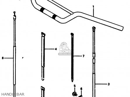 HANDLEBAR - RM500 1985 (F)