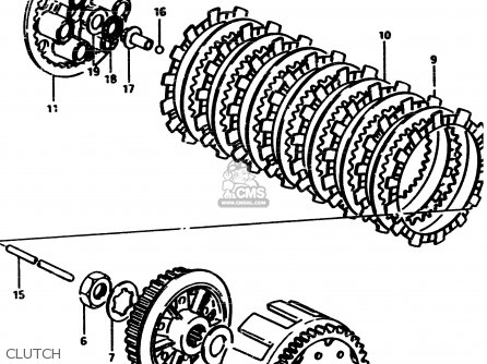 CLUTCH - RM500 1985 (F)