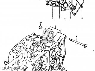 CRANKCASE - RM60 1979 (N) USA (E03)