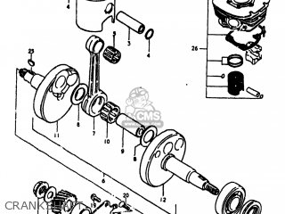 CRANKSHAFT - RM60 1979 (N) USA (E03)