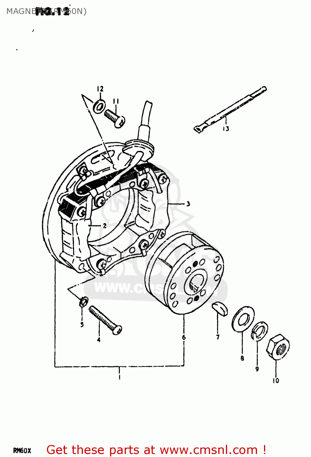 MAGNETO (RM60N) RM60 1980 (T) USA (E03)