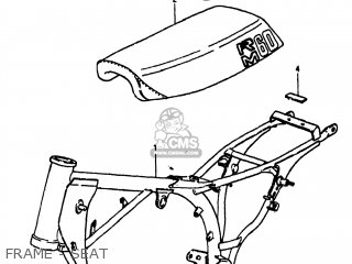 FRAME - SEAT - RM60 1980 (T) USA (E03)