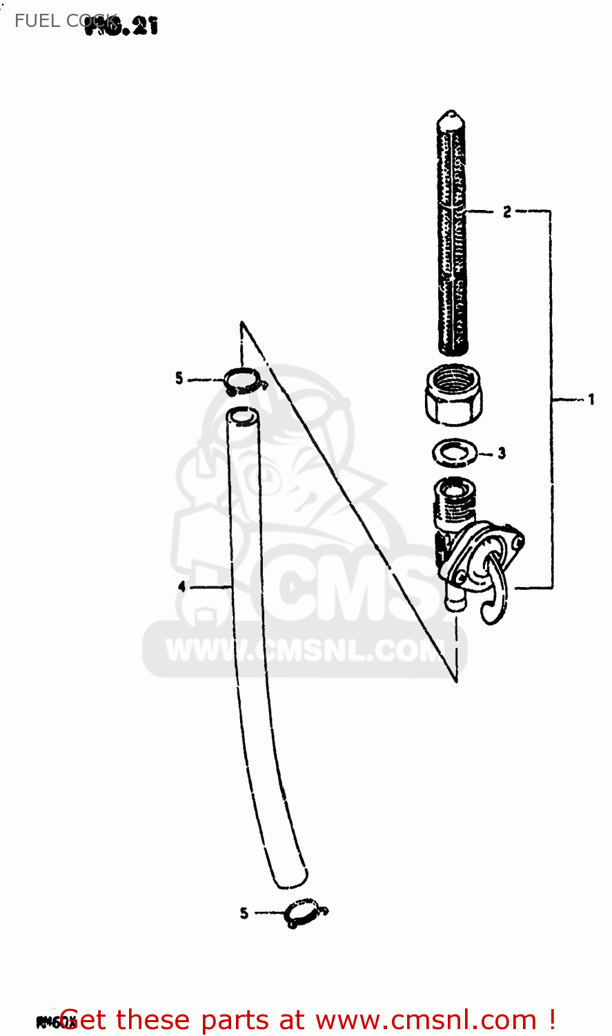 FUEL COCK RM60 1981 (X) USA (E03)