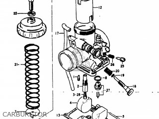 CARBURETOR - RM60 1981 (X) USA (E03)