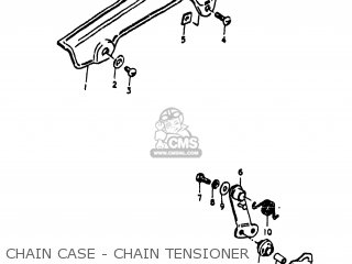 CHAIN CASE - CHAIN TENSIONER - RM60 1981 (X) USA (E03)
