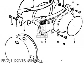 FRAME COVER (RM60X) - RM60 1981 (X) USA (E03)