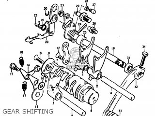 GEAR SHIFTING - RM60 1981 (X) USA (E03)