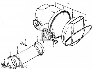 AIR CLEANER - RM60 1982 (Z) USA (E03)