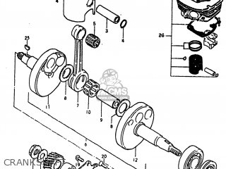 CRANKSHAFT - RM60 1982 (Z) USA (E03)