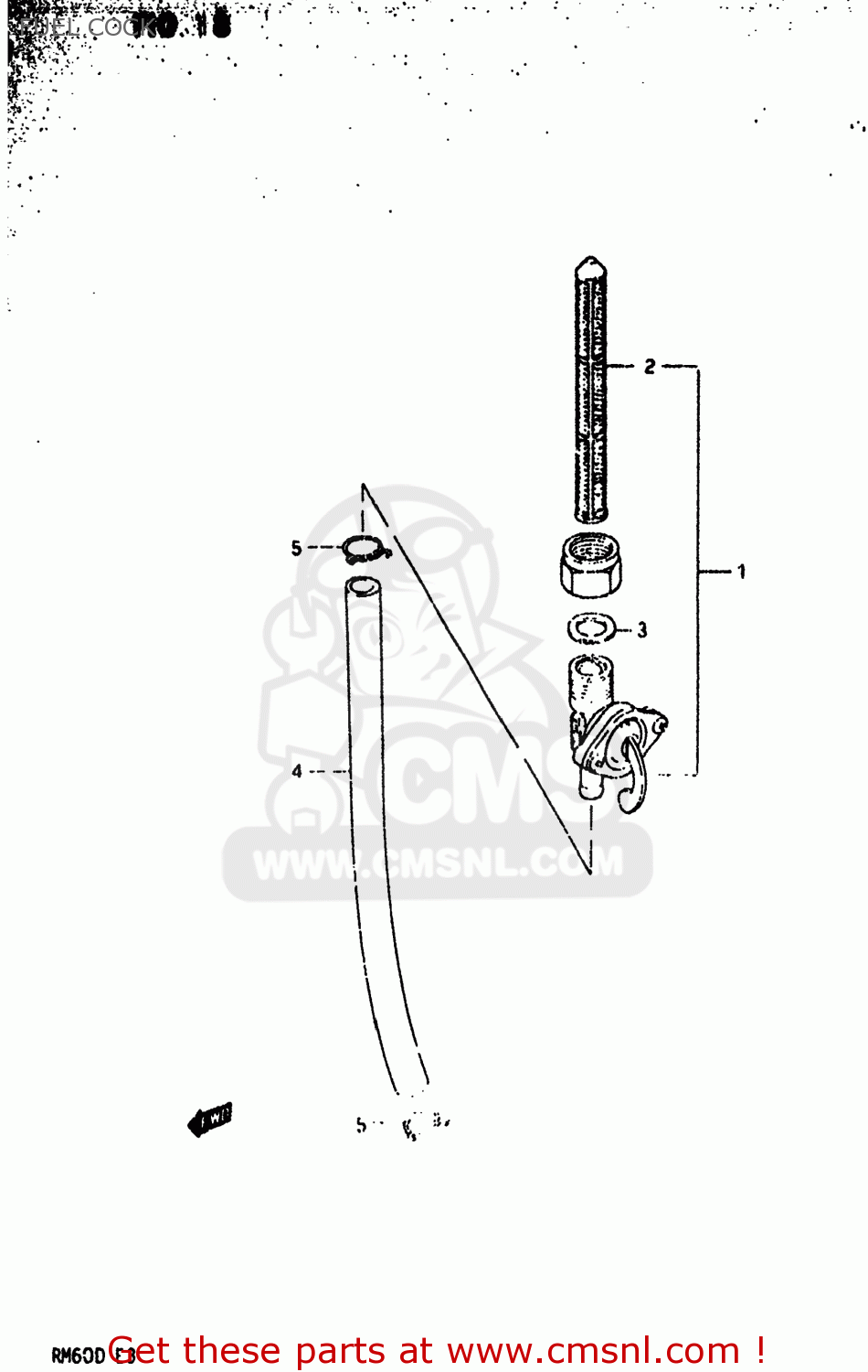 FUEL COCK RM60 1983 (D) USA (E03)