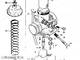 CARBURETOR - RM60 1983 (D) USA (E03)