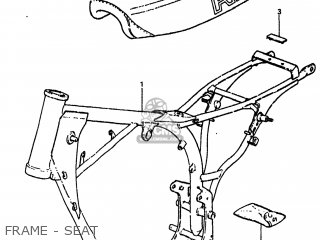 FRAME - SEAT - RM60 1983 (D) USA (E03)