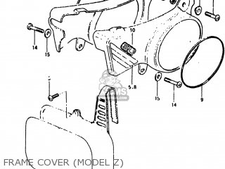 FRAME COVER (MODEL Z) - RM60 1983 (D) USA (E03)